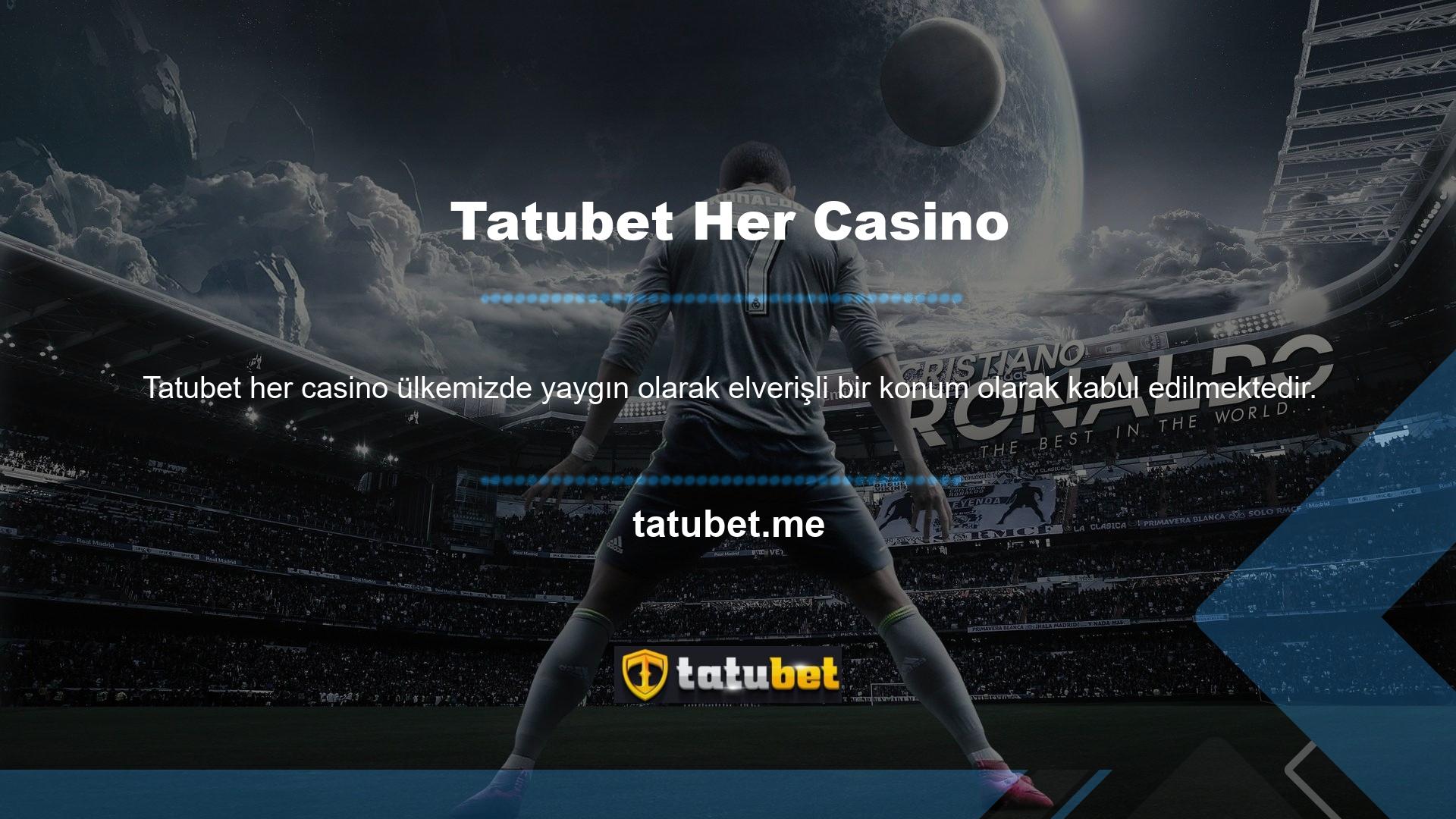 Casino sitelerinin fiziksel yerleri vardır ve yalnızca ülke içinde çevrimiçi hizmet vermektedir Halihazırda siteye mobil cihazınızdan erişim sağlıyorsanız, en kazançlı yasa dışı bahis sitelerinden biri olan Tatubet mobil uygulamasını kullanarak kazancınızı maksimuma çıkarabilirsiniz